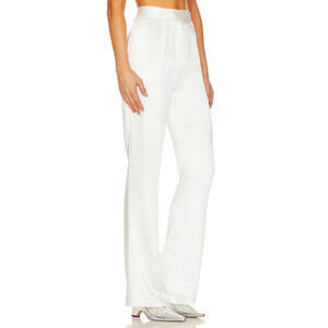 Lovers + Friends Tasha white satin pants size XL NWT $198 msrp
